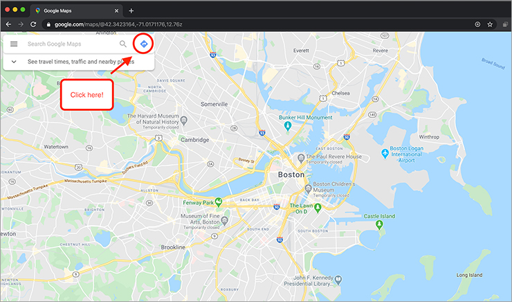 google maps for route planner