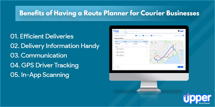 Benefits of Having a Route Planner for Courier Businesses