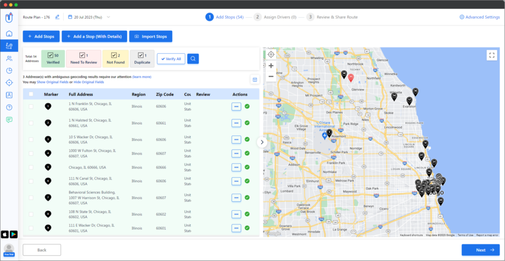 Plan and optimize routes