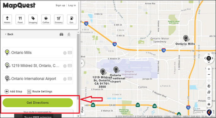 click the get directions