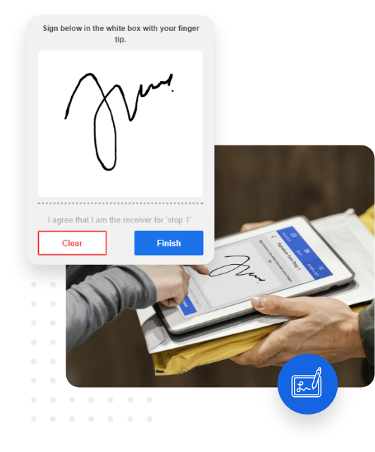 Collect Customer Signature