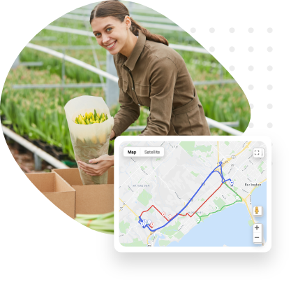 Route Planner App for Flower Delivery