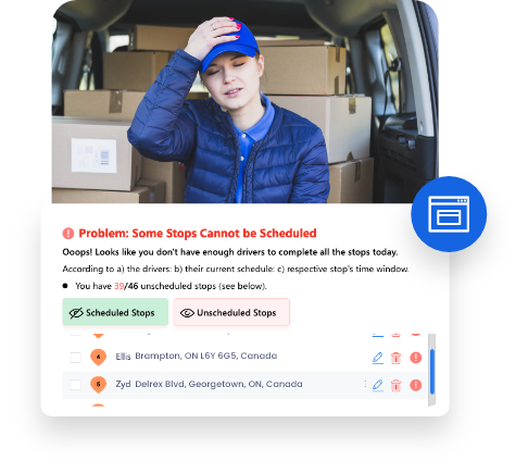 Need More Drivers to Schedule Delivery Routes