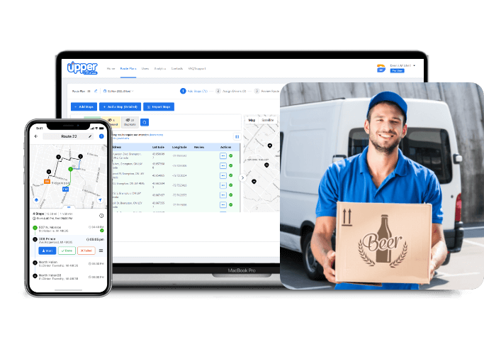 Alcohol delivery planning software
