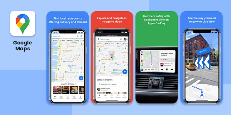 Google Maps - App for Delivery Drivers