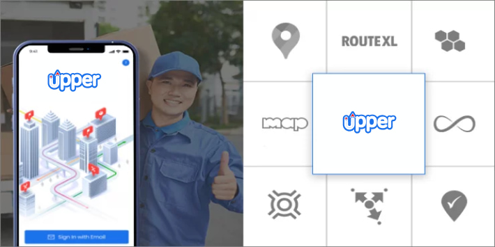 Delivery route planning apps