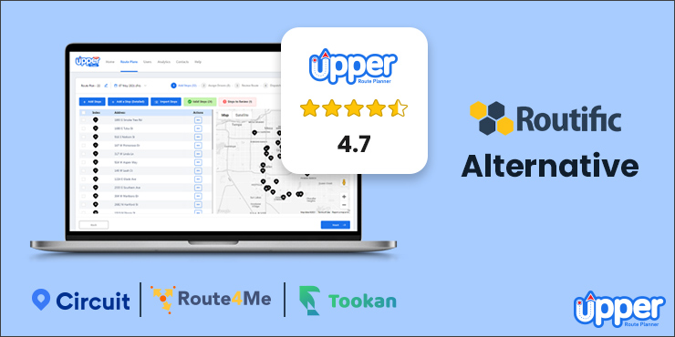 4 Best Routific Alternatives [Comparison] - Upper Route Planner