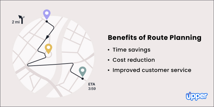 What are the benefits of route planning