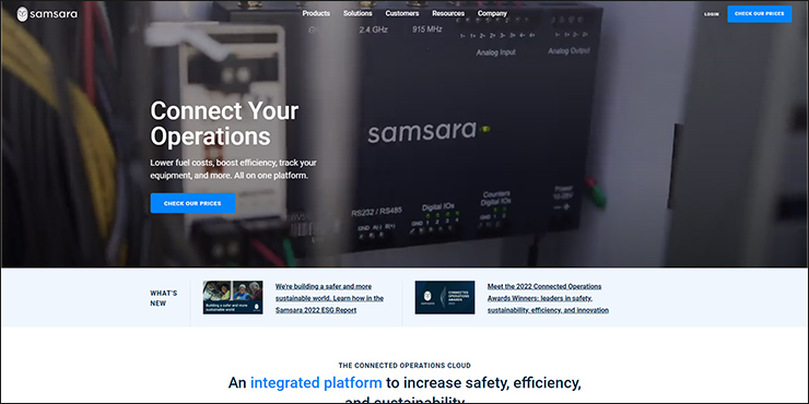 Samsara - corporate fleet management