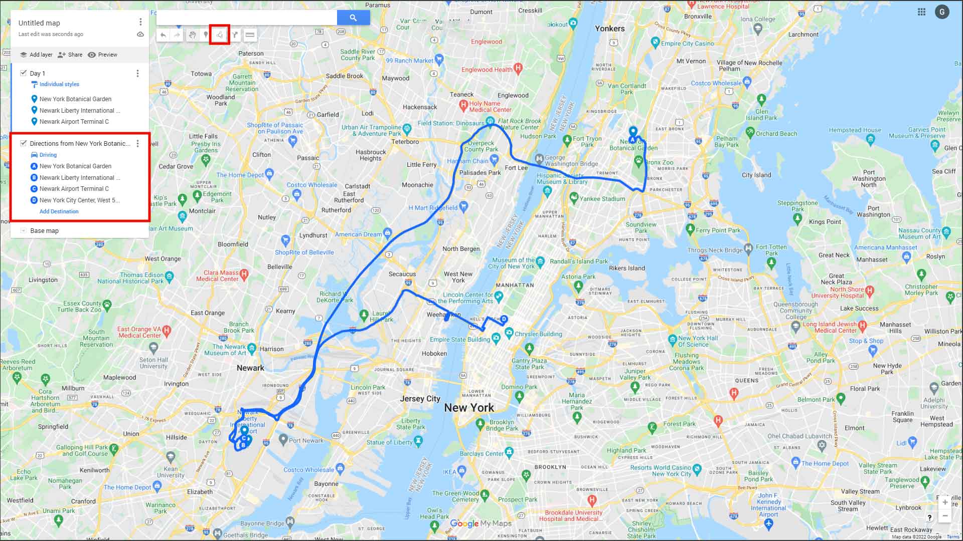 demonstration at lege Wings How to Use Google Maps Trip Planner [6 Easy Steps] - Upper Route Planner