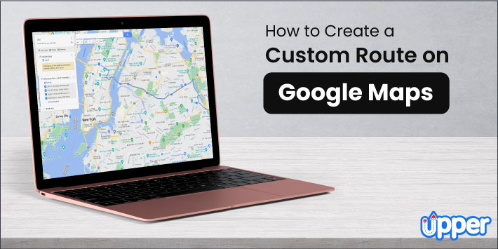 How to create a route on google maps