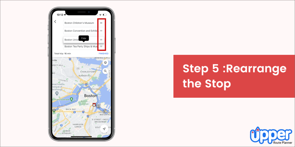 Rearrange the Stops