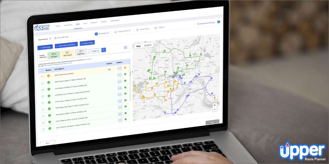 Delivery route planning integration benefits