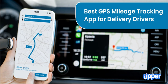 Best GPS mileage tracking apps for delivery drivers