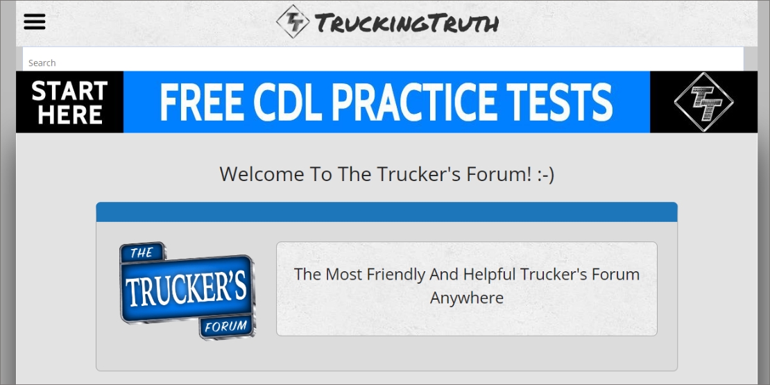 Trucking truth - driver forum