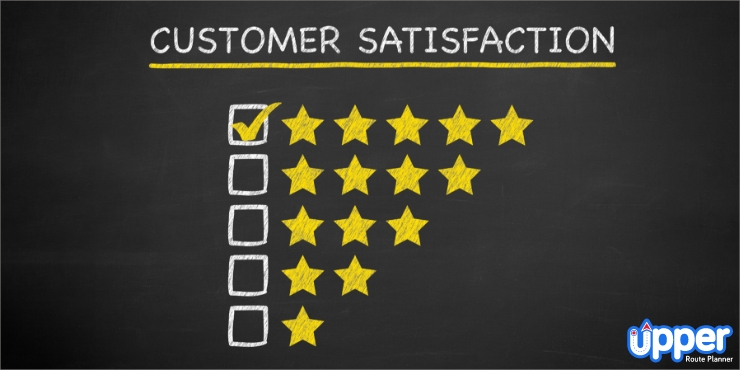 Deliver customer satisfaction to be a good delivery driver