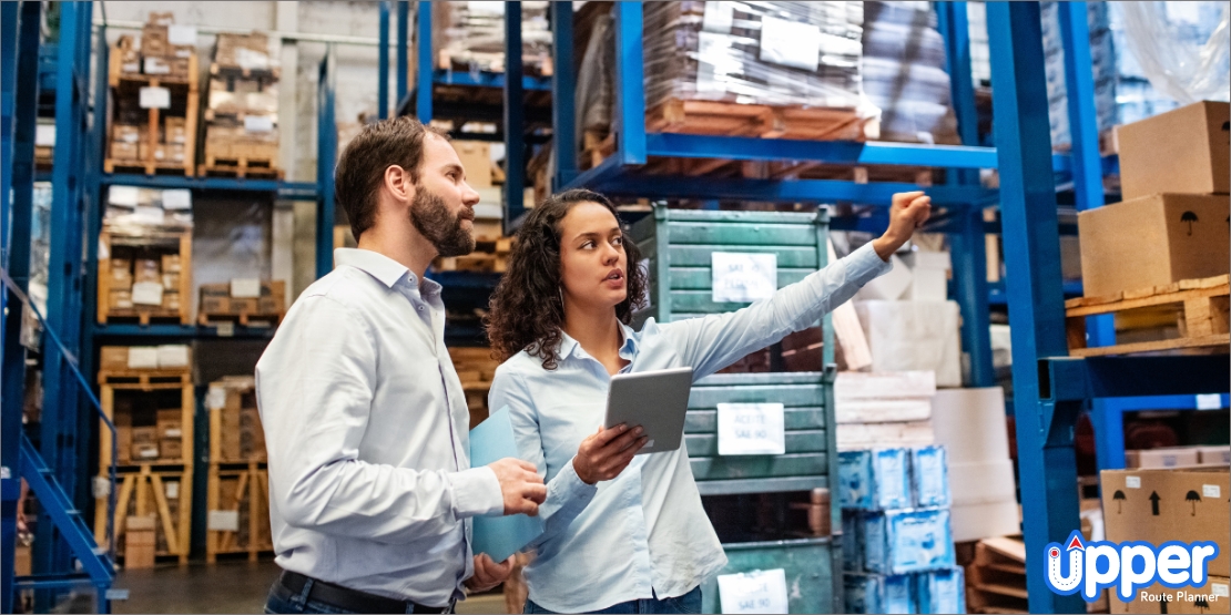 Maintain inventory in an organized warehouse