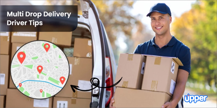 Multi-drop delivery driver tips