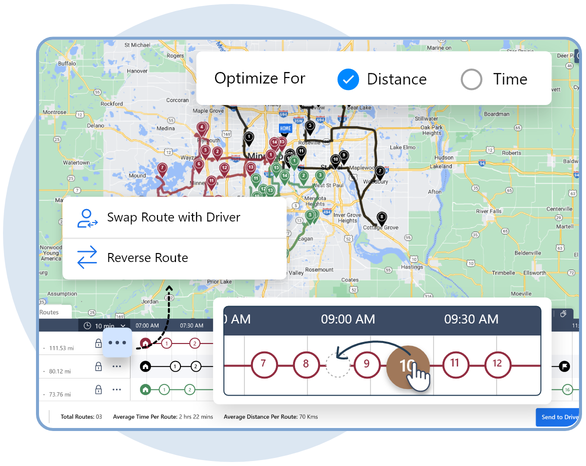 Route optimization