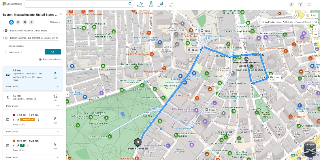 Bing maps - google maps alternative
