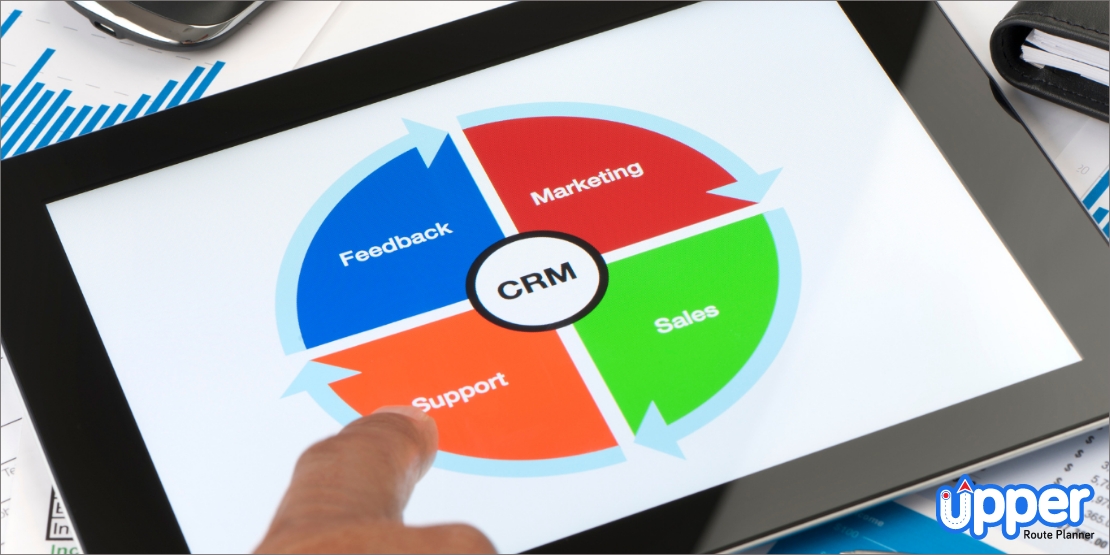 Customer relationship management with logistics management software