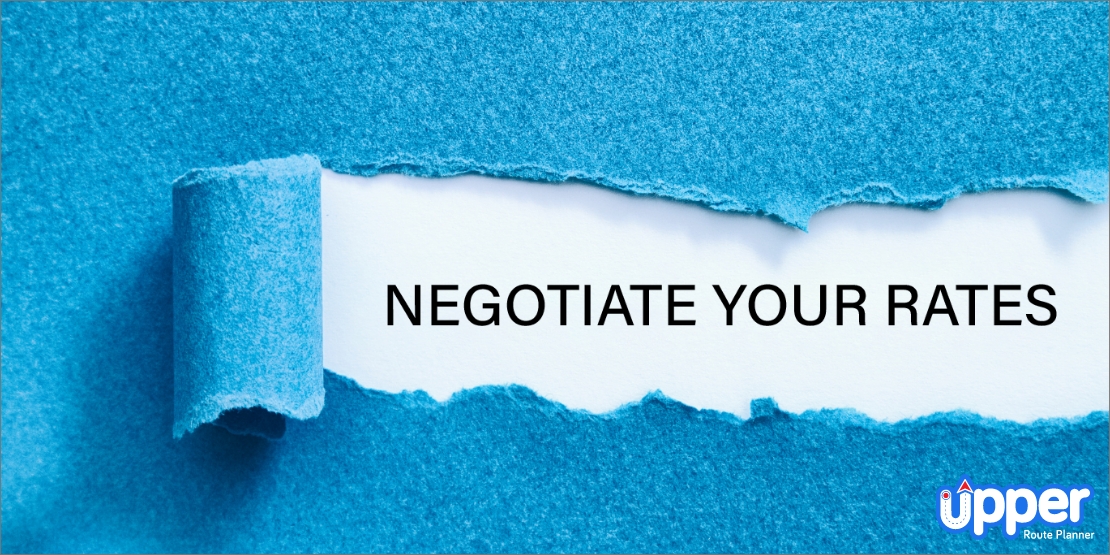 Negotiate your rates to reduce a shipping cost