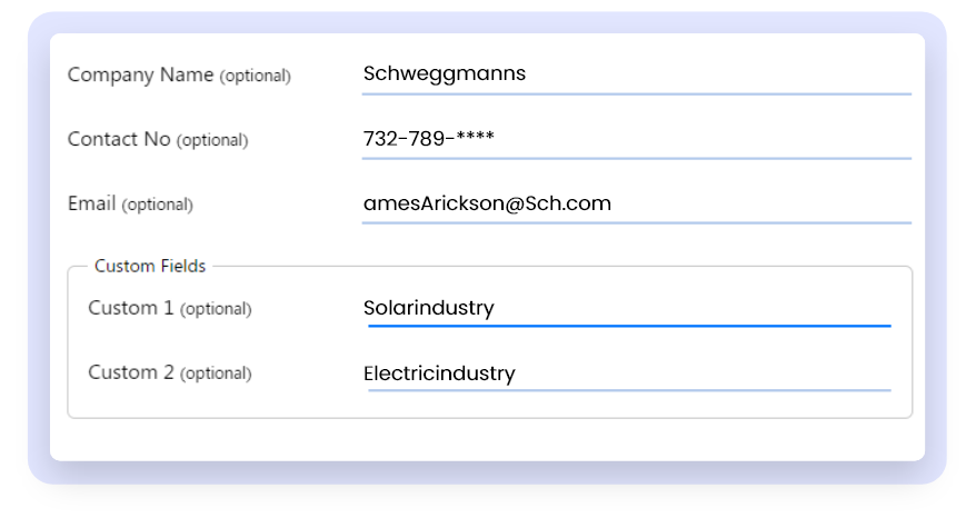 Add custom fields