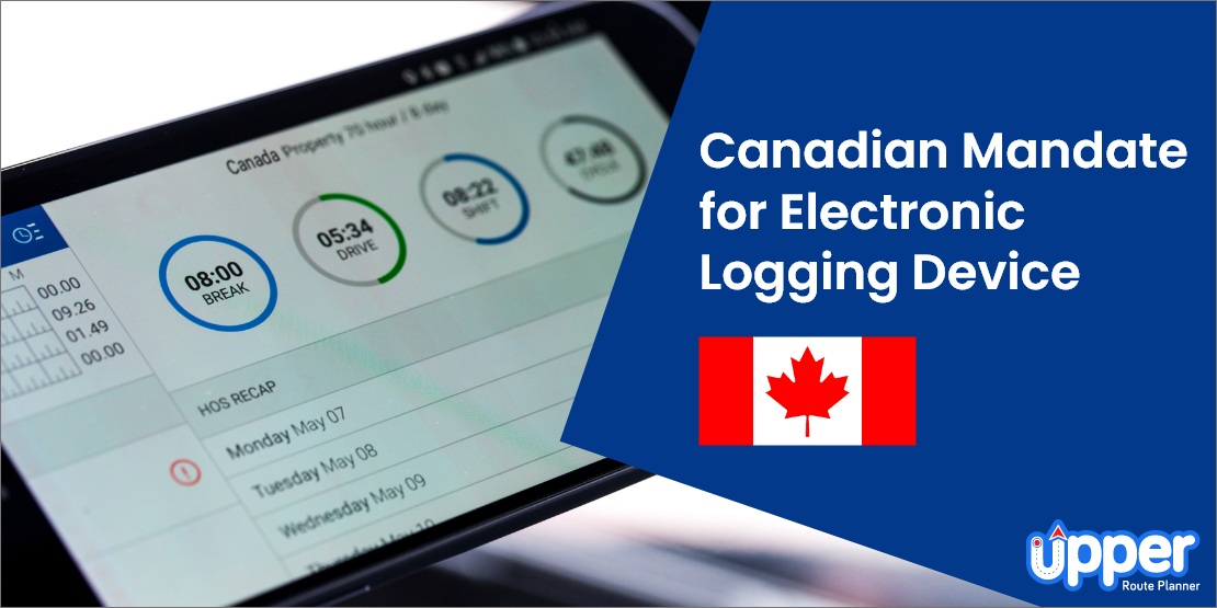 Canadian mandate for electronic logging device