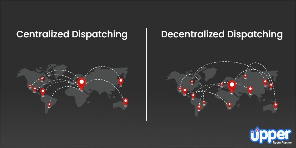 Centralized dispatching vs decentralized dispatching
