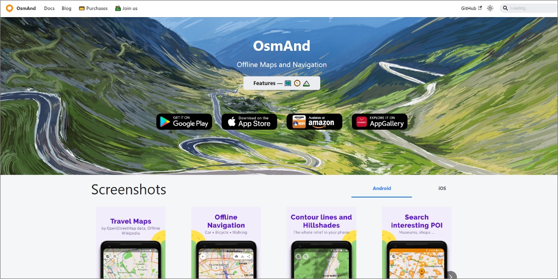 OsmAnd - google maps alternative