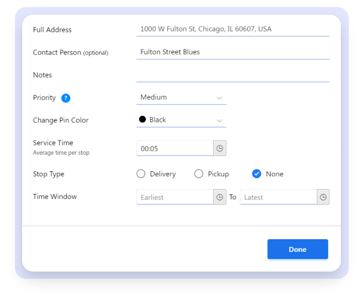 Set priority deliveries