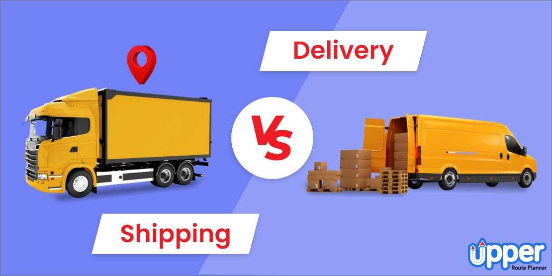 Shipping vs delivery