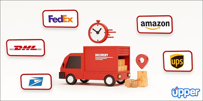 How late does ups, usps, fedex, dhl and amazon deliver