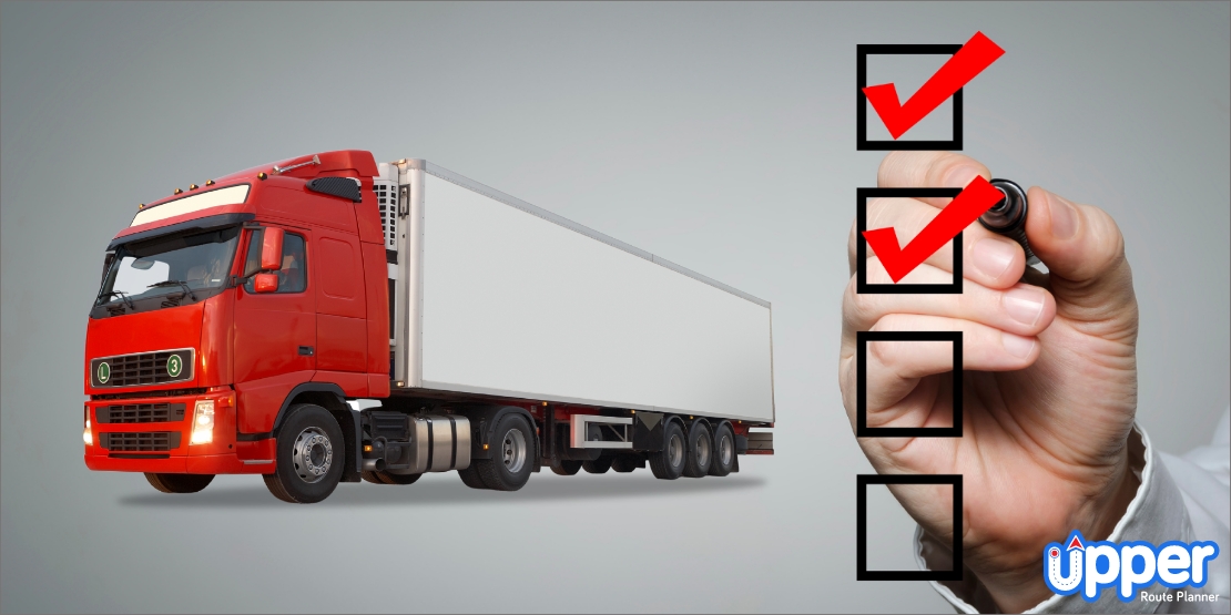 Truck dispatcher checklist