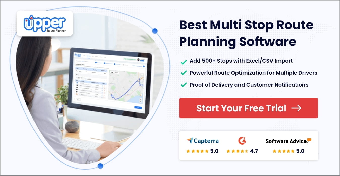 Upper - multi stop route planner