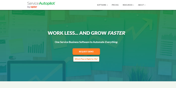 Service Autopilot - lawn care routing software