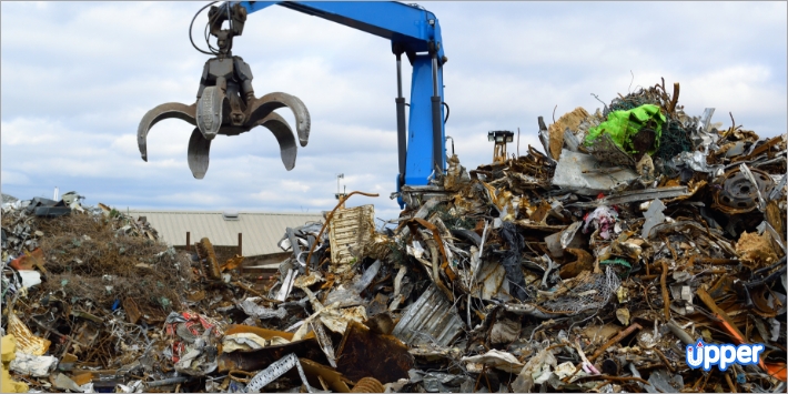 Scrap metal recycling business