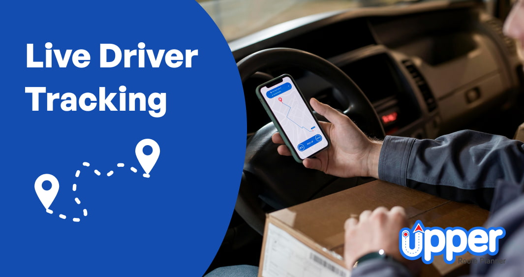 Live driver tracking feature from Upper