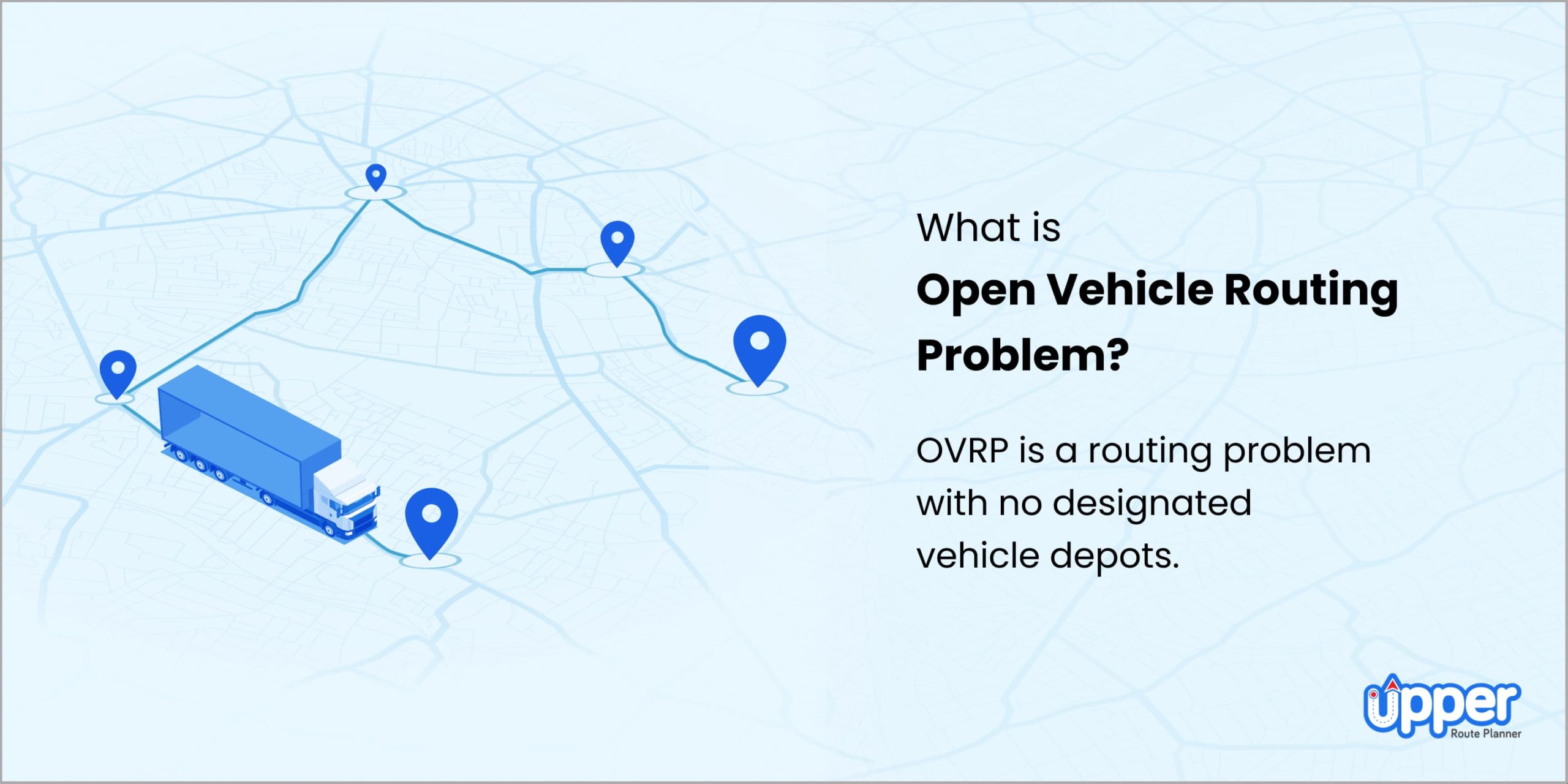 What is open vehicle routing problem
