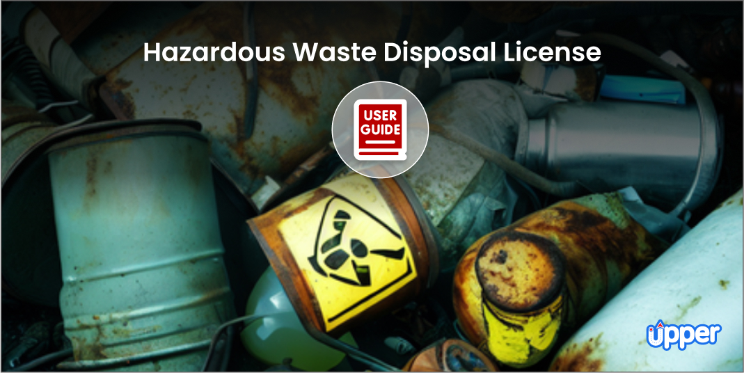 Hazardous waste disposal license