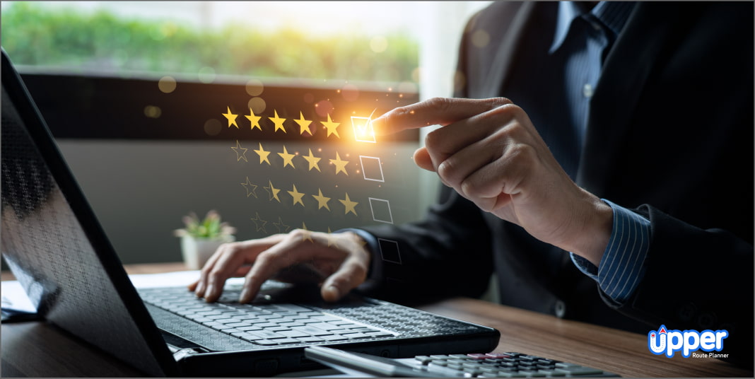 Improved customer satisfaction by route optimization engine