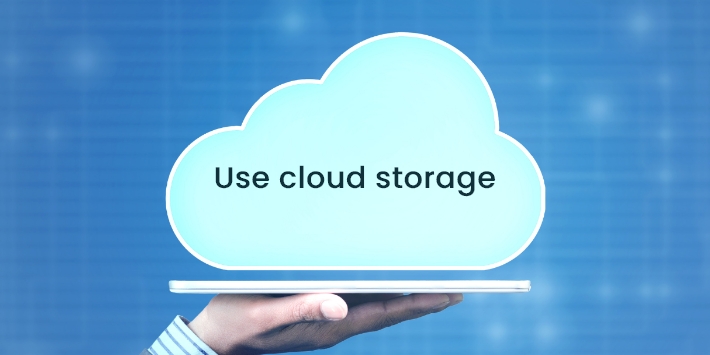 Use cloud storage to reduce e-waste