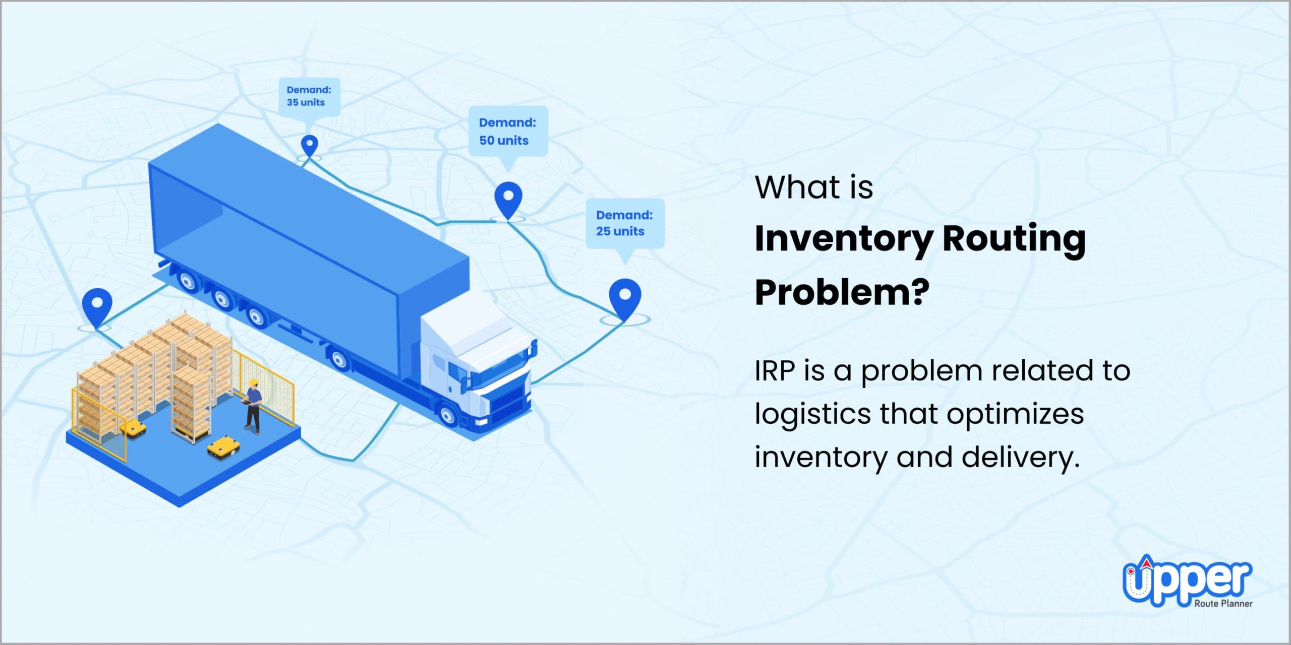 What is inventory routing problem