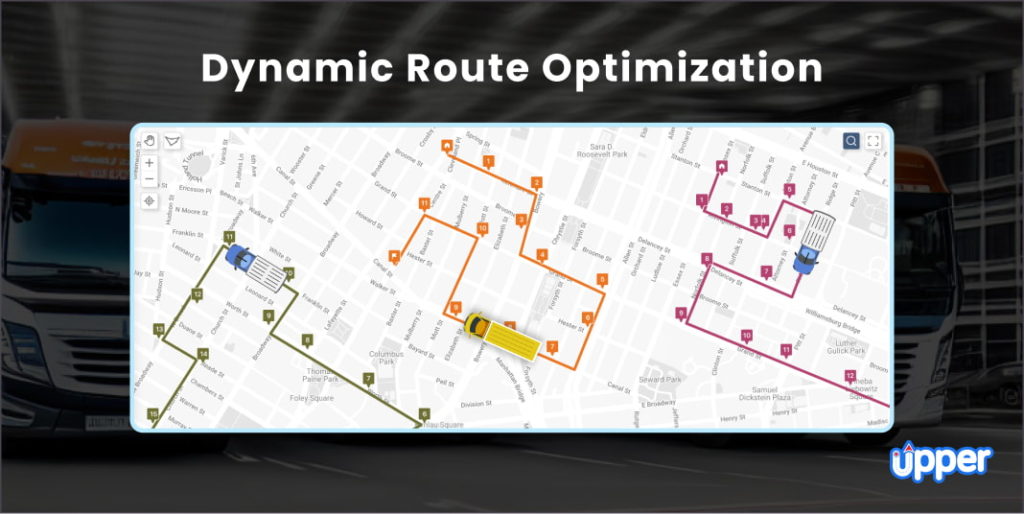 What is Dynamic Route Optimization? How Does It Work - Upper