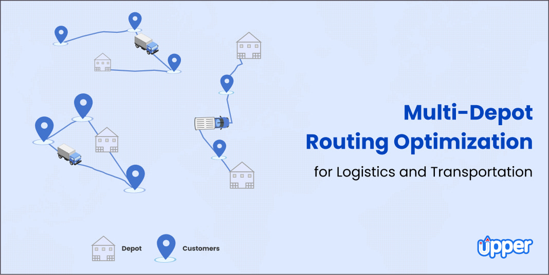 Multi depot routing optimization for logistics and transportation industry