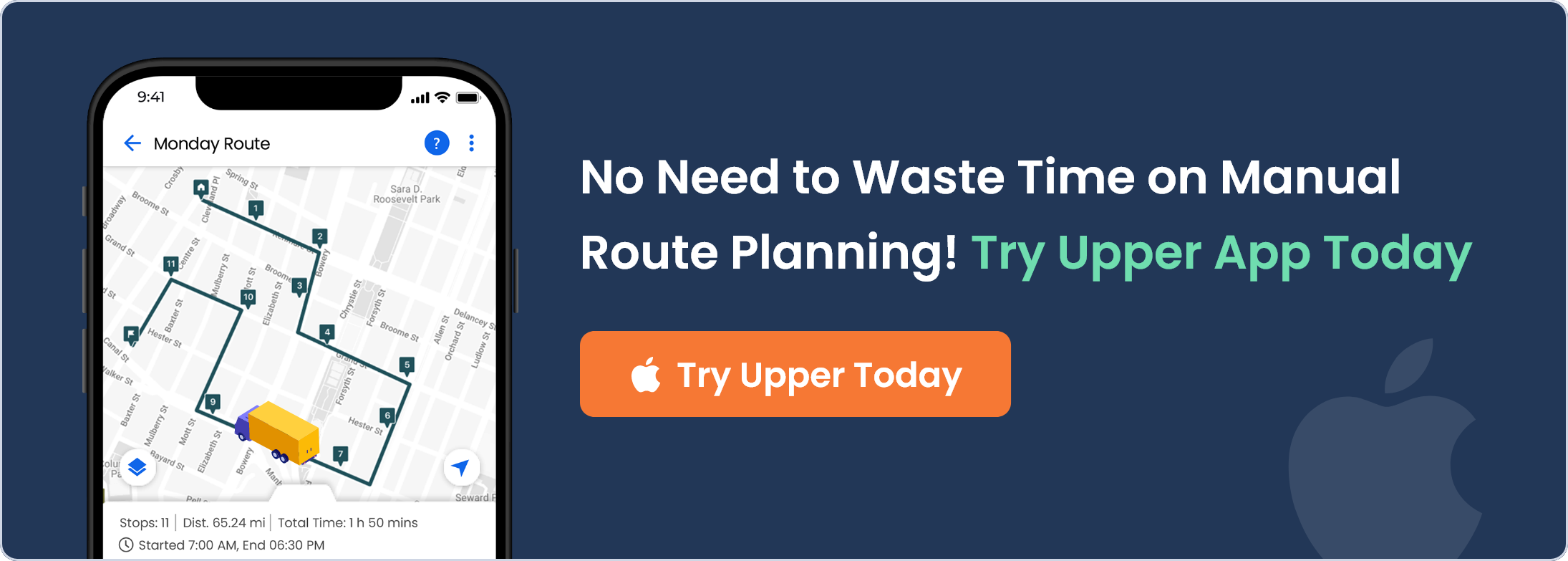 Routes planner for iphone