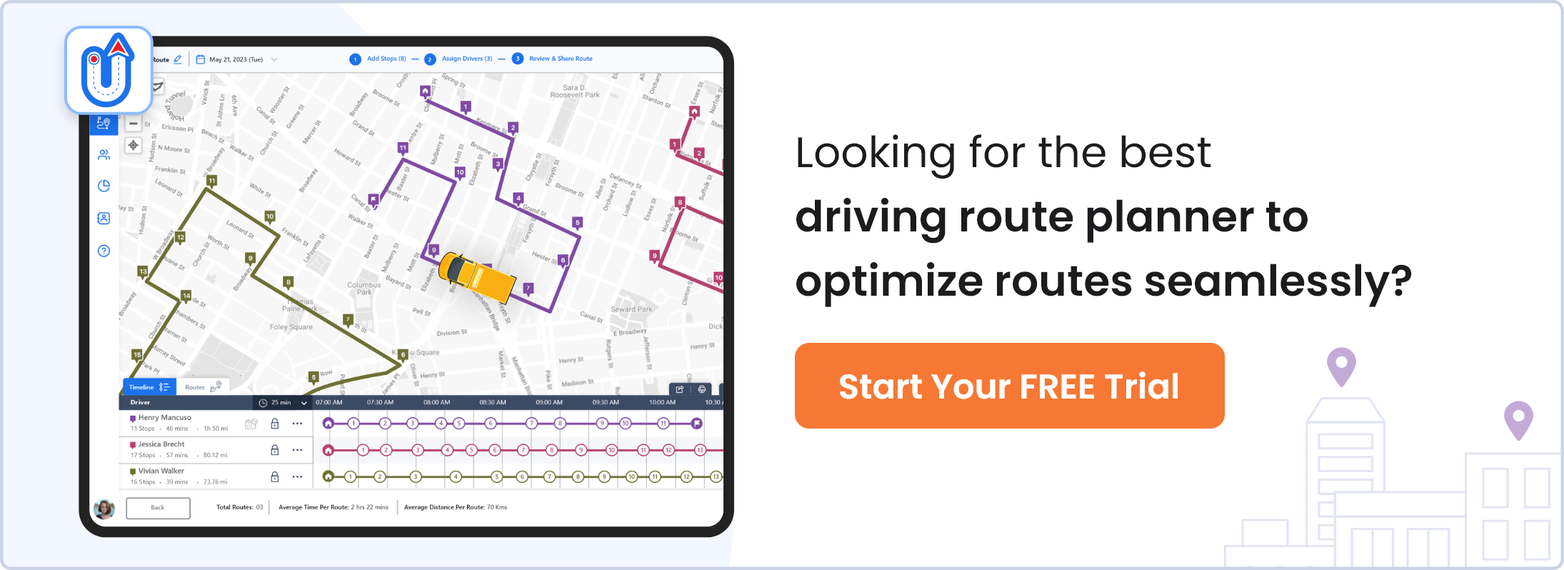 driving route planner