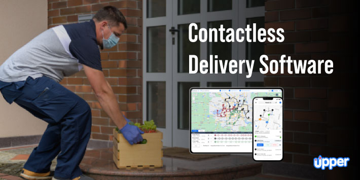 Contactless delivery software