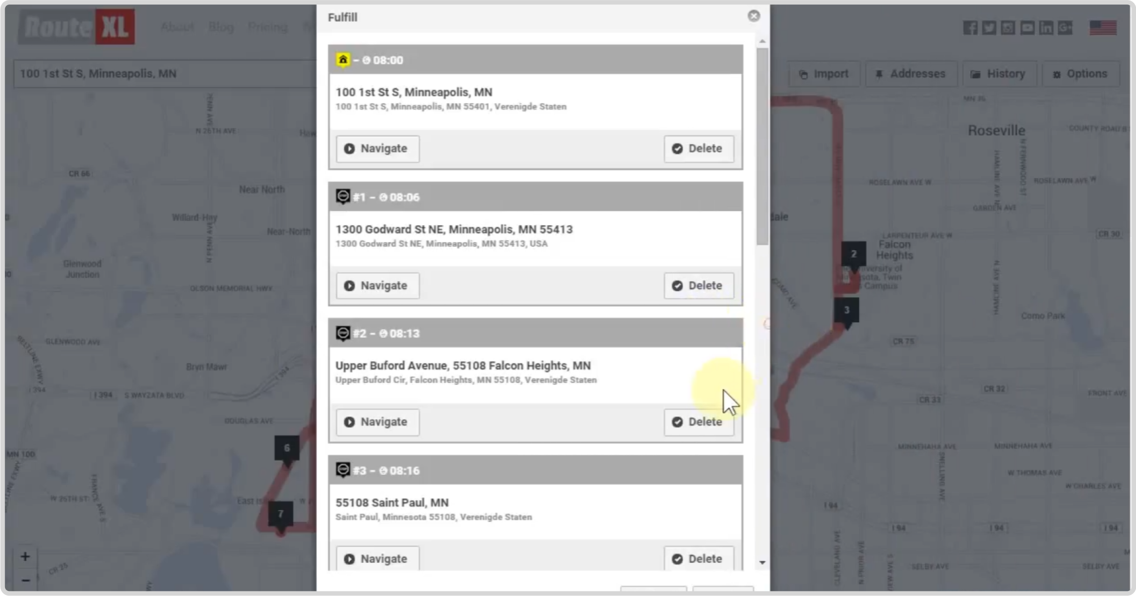 Auto assign route