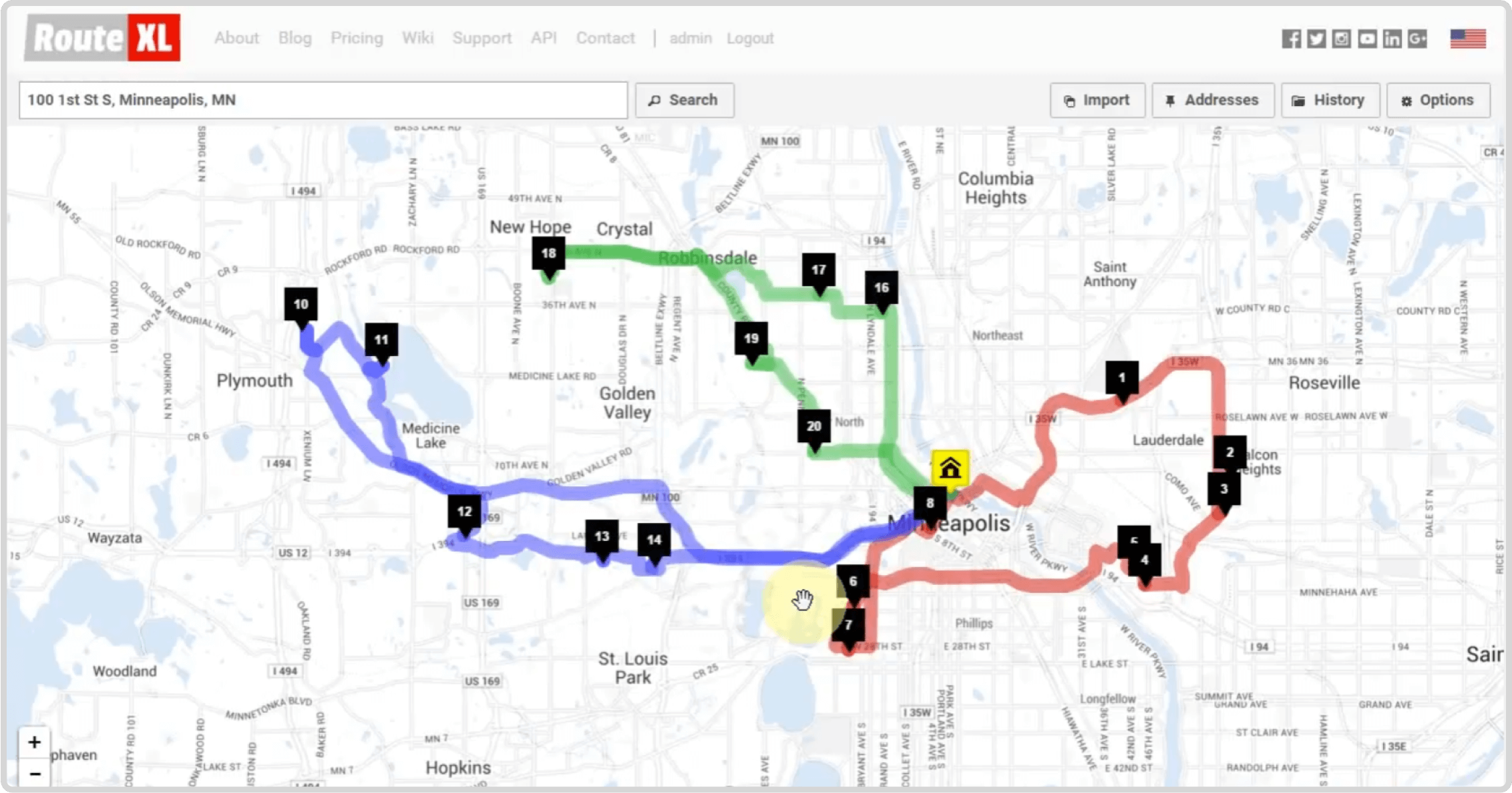 route planning